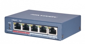4-port 10/100Mbps PoE Switch HIKVISION DS-3E0105P-E/M(B) Thiết bị hỗ trợ văn phòng