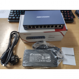 8-Port 100Mbps Fast Ethernet Smart PoE Switch HIKVISION DS-3E1309P-EI