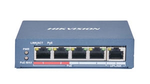 4-port 10/100Mbps PoE Switch HIKVISION DS-3E0105P-E/M(B) Thiết bị hỗ trợ văn phòng