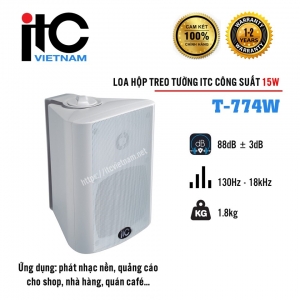 Loa hộp treo tường ITC công suất 15W: T-774W