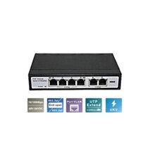 4-Port 10/100Mbps PoE Switch HIKVISION SH-1004P-E Thiết bị hỗ trợ văn phòng . 